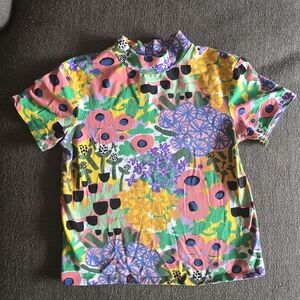 Nooworks x People I've Loved Mock Neck Tee Small